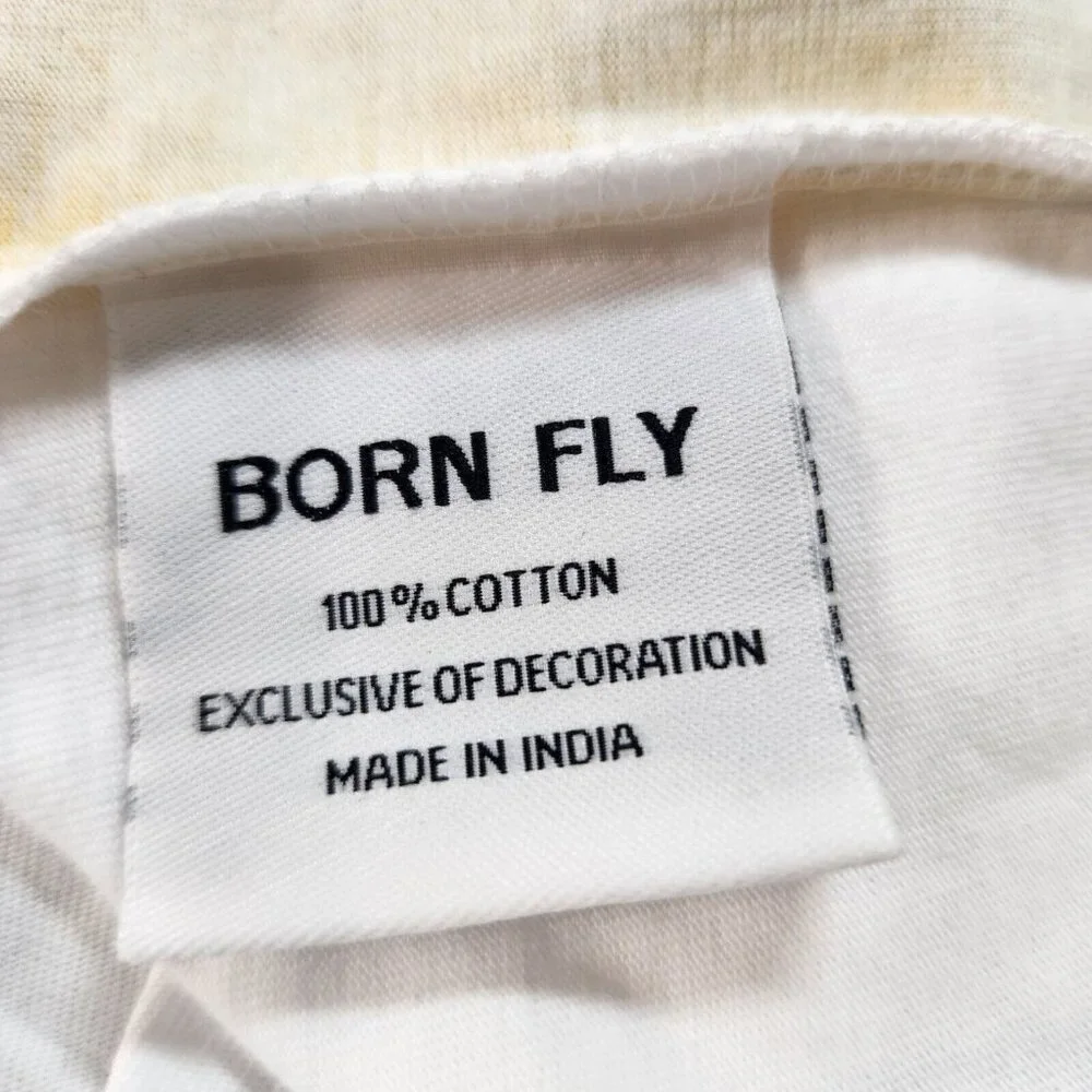 Born Fly Men's "Fly 'N Free " Multicolor Graphic Print T-Shirt Size 2XL (40) - Picture 4 of 9